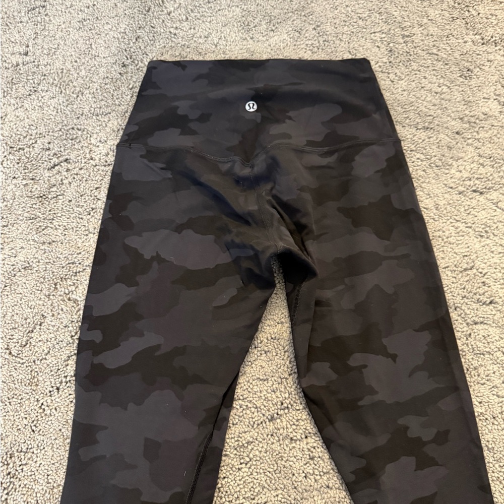 lululemon athletica Black Camo Align Leggings